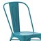 Flash Furniture Tenley Commercial Grade Distressed Blue Metal Indoor-Outdoor Stackable Chair ET-3534-COM-B-GG - alternate 10